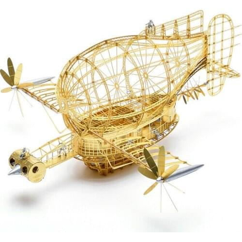 "Castle in the Sky" Tiger Moth 1/144 Brass Etching Model Kit PE Detail Model DIY Puzzle 3D Assembly Metal Structure Model Gift