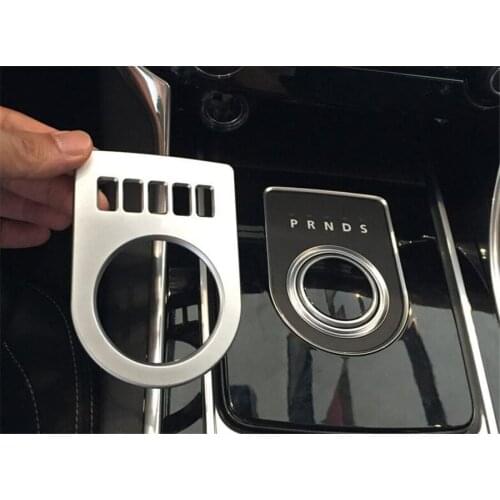 Fit For Jaguar XF XE F-Pace F pace Car ABS Gear Shift Panel Trim Sticker Interior Accessories Styling Frame Car-covers