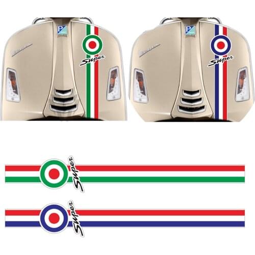 For Piaggio Vespa LXV GTS GTV PX 50 125 150 250 300 Super Sport Motorcycle Reflective Decal
