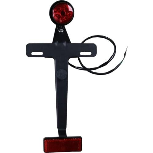 Universal Vintage Motorcycle Cafe Racer Brake Light Super Bright Rear Light CE Certificated Round LED Rear Light Tail Light