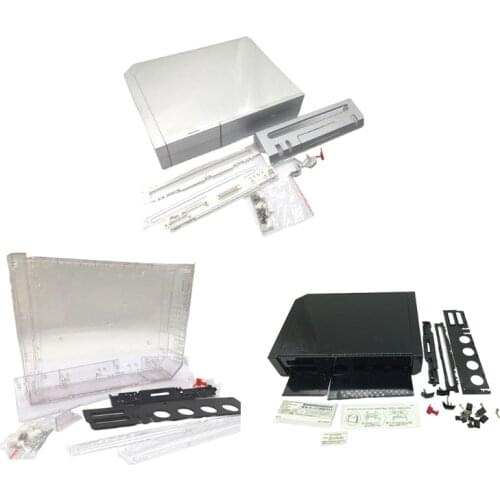 Transparent Color Replacement Full Housing Protective Shell Storage Case For Wii Console A16 21 Dropshipping