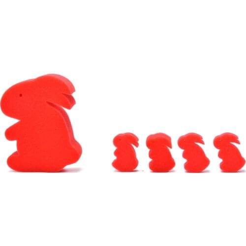 5 Pcs/Set Funny Magic Sponge Rabbit Magic Tricks Prop Close-Up Stage Magic Props Magic Accessories Children Education Toys