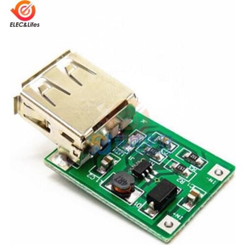 5Pcs DC-DC Adjustable Boost Module Regulated Power Supply Module Board 0.9V~5V to 5V 600MA USB Step Up Module Voltage Regulators