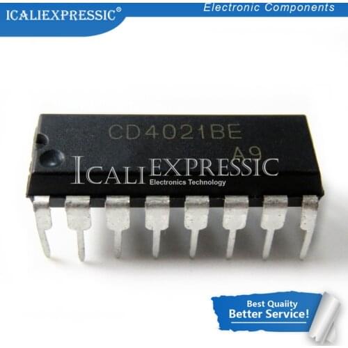 5PCS TC4021BP TC4021 CD4021 CD4021BE CD4021 DIP-16 In Stock