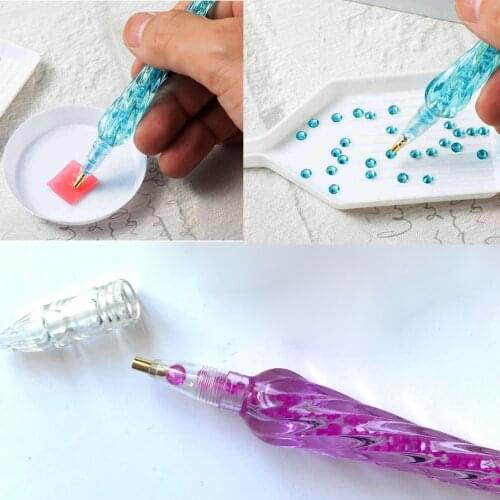 Diamond Painting Pen with Lid Diamond Art Drill Pen Diamond Painting Tools