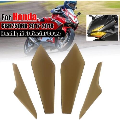 For Honda CBR250RR CBR 250RR CBR250 RR Motorcycle Headlight Protector Cover ABS Plastic Headlamp Lens Protection Guard 2017-2018