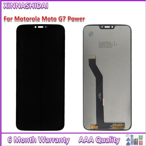 For Motorola Moto G7 power XT1955 XT1955-1 Xt1955-2 Xt1955-4 Lcd Screen Display Touch Glass Digitizer G7 Power Lcd