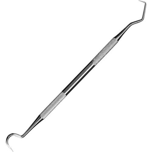 Double-ended Design Tooth Scaler Dentistry Instrument Dental Examine Teeth Cleaning Tool Stainless Steel Tooth Care Tool