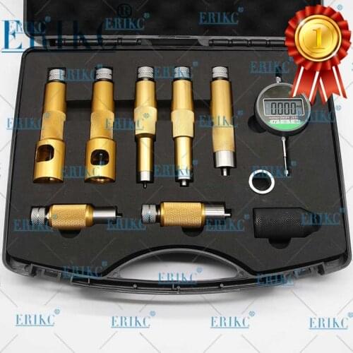ERIKC E1024007 Black Color Injector Gaskets Shims Lift Measure Instrument Cr Injector Nozzle Washer Space Testing Tools Sets