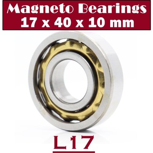 L17 Magneto Bearing 17*40*10 mm ( 1 PC ) Angular Contact Separate Permanent Motor Ball Bearings FBL17 17WE