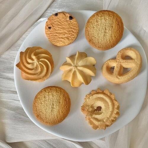 Cute Biscuit Hairpins For Girls Creative Side Top Hair Clips Headdress Orange Bear Cookie Hair Ornament Fashion Hair Accessories