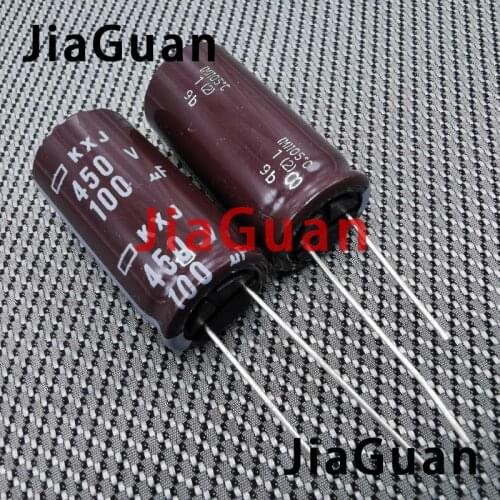 20pcs NEW NIPPON KXJ 450V100UF 18x35MM NCC electrolytic Capacitor 100UF 450V CHEMI-CON 100uf/450v kxj EKXJ451ELL101MMP1S