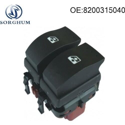 Window Control Switch Left Master Button 8200315040 For Renault Megane MK II 2002 2003 2004 - 2014