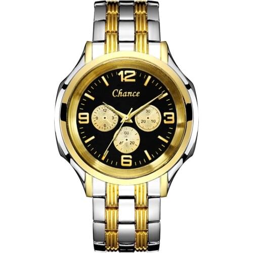 Luxury Men 3-Eye Full Stainless Steel Quartz Watch 2020 High Quality Male Fashion Casual Business Wristwatch Relogio Masculino