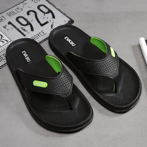 Summer Men Flip Flops Outdoor Slippers Garden Shoes Clogs Beach Sandals Mules Casual Massage Indoor Home Bathroom Slides Loafers