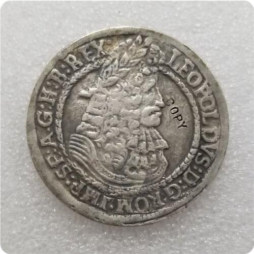 Medieval 1670 Hungary Bohemia Coin Medal German COPY