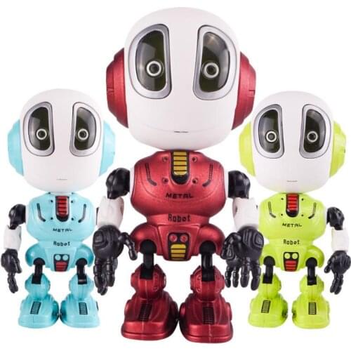 Smart Talking Robot DIY Gesture Electronic Doll Toy LED Intelligent Alloy Robot