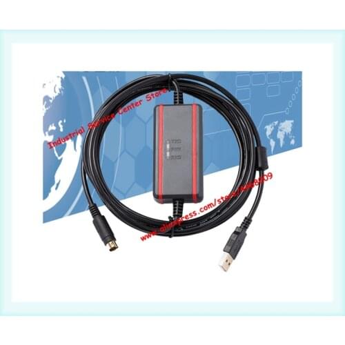 USBACAB230 Compatible With Delta DVP Series PLC Programming Cable Data Download Communication Cable USB-DVP