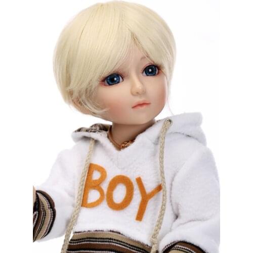 1/4 bjd doll boy for kids toys gift with blonde hair fashion clothes