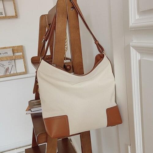 2021 Women Handbag Canvas Female Shoulder Bags Designer Womens Messenger Bags Ladies Casual Bags Clutch Purse Crossbody Purse