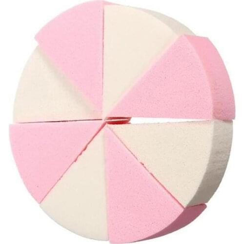 8Pcs/Set Lady Facial Makeup Triangle Soft Foundation Powder Puff Cosmetic Tool