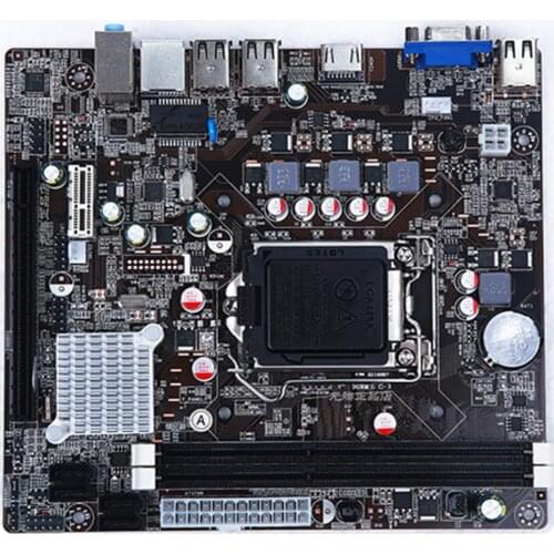 ATX Motherboard H61 Socket LGA 1155 VGA HDMI-Compatible DDR3 Dual Channels for Intel LGA1156Core I3 I5 I7 Pentiun Celeron CPU