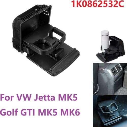 Car Central Console Armrest Rear Cup Drink Holder For VW Jetta MK5 5 Golf MK6 6 1K0862532C