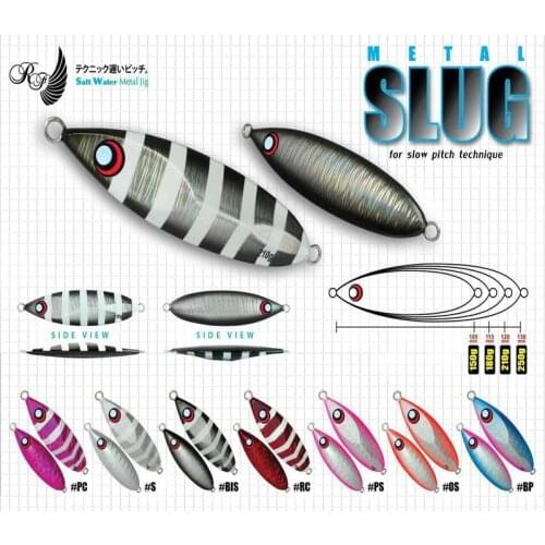 Free Shipping! MAD MOUSE Slow jig lead fish lure 60g 80g 120g 150g 210g metal jigs slow jigging lures saltwater fishing lures