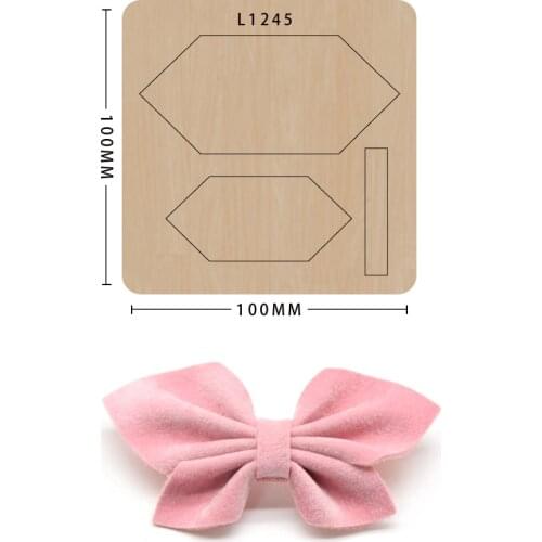 Wood Moulds Die Cut Scrapbook Diy Bow Handmade Crafts Making Decor Supplies Dies Template
