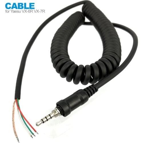 Speaker Microphone Micorphone Cable For Yaesu Vertex VX-6R VX-7R FT-270R FT-277R VX-120 VX-127 VX-170 Walkie Talkie Accessories