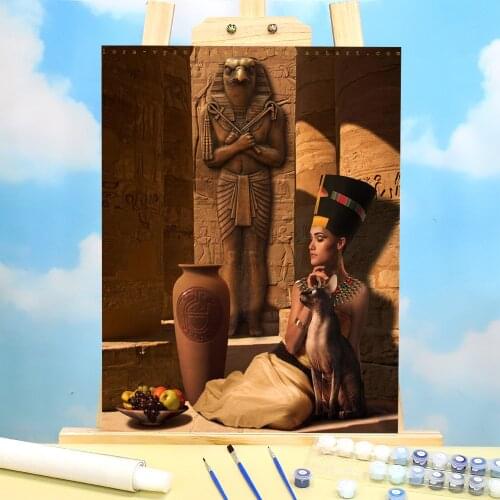 Woman Girl Paint By Numbers Package Acrylic Paints 50*70 Canvas Pictures Paintings For Kids Handiwork For Drawing Art