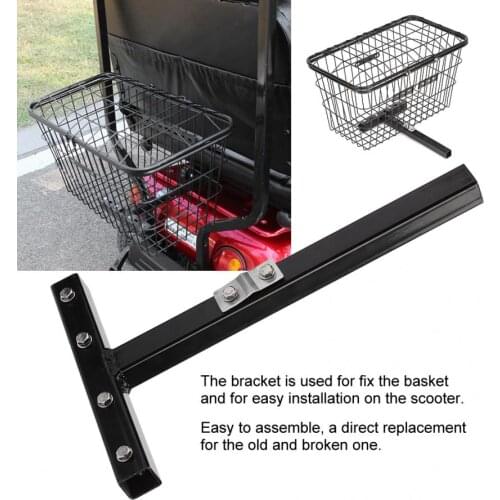 Mobility Scooter Rear Basket Mounting Bracket Modification Accessories Replacement Without Basket
