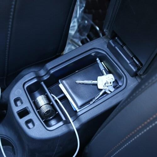 My Good Car Car Interior Black Armrest Box Storage Glove Container Box for Jeep Compass 2th 2017 2018 Parts Accessories