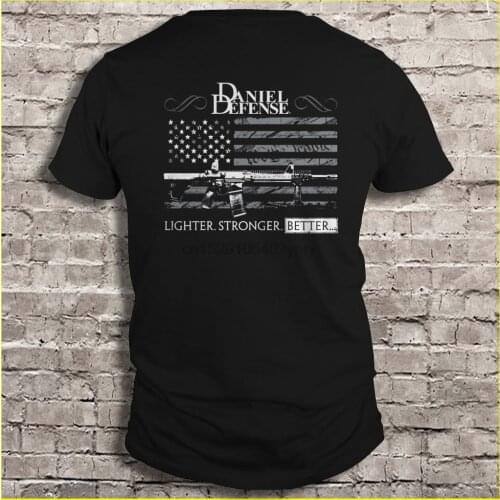 Men t shirt Daniel Defense lighter stronger better Women t-shirt