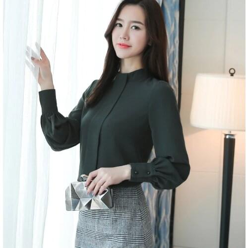 New Fashion 2020 Women Casual Blouse Shirt Long Sleeve Plus Size Womens Clothing Black Office Lady Shirt Feminine Tops Blusas