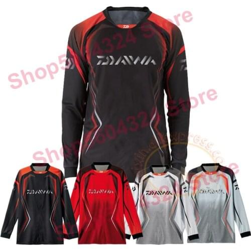2021 New Style Daiwa Man Outdoor Sports Long Sleeve Fishing Clothes For Anti-uv/ Breathable/quick-drying Clothing Fishing Shirt