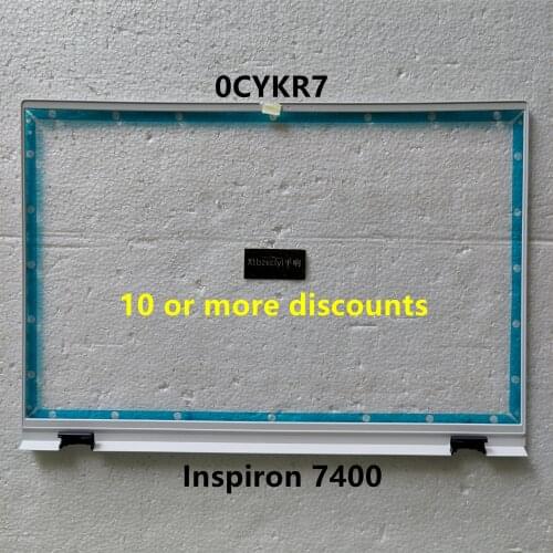 New For DELL Inspiron 14 7400 bezel cover shell white case CYKR7 0CYKR7