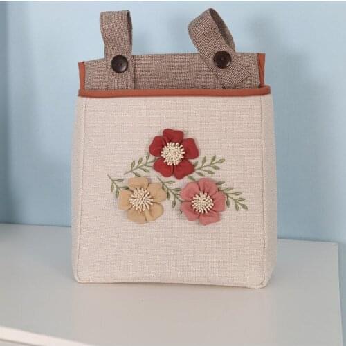 Storage Organizer Small Hanging Pocket Desktop Storage Box Wall Hanging Pockets for Bathroom Home Door Pendant Supplies