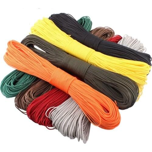 Paracord 550 Parachute Rope Dia. 4mm 7 Strand Core 100FT Paracord Lanyard Tent Rope Paracorded For Camping Climbing Hiking