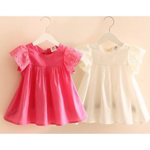 Girls Dress T-shirt Red Fashion Clothes 2 To 14 Year Clothes