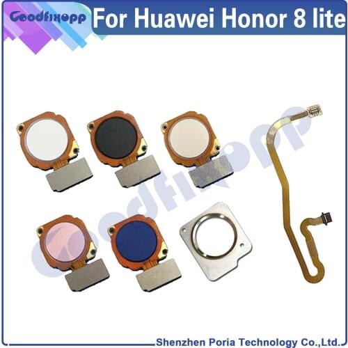 Test 100% AAA For Huawei Honor 8 Lite Fingerprint Cable unlock Cable return Cable return button Home button For Honor 8Lite
