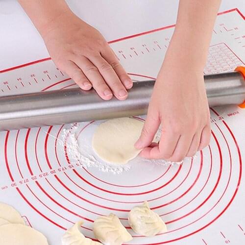 Dough Rolling Pad Food Grade Kneading Pad Non-stick Silicone Tear-resistant No Printing Ink Kneading Mat Kitchen Tools 2021