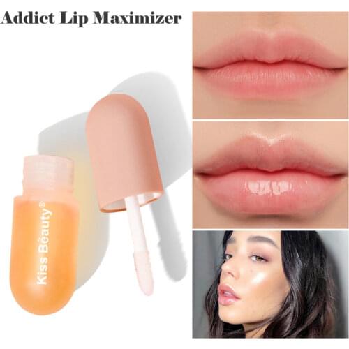Jelly Lip Gloss Capsule Lip Plumper Oil Reduce Lip Fine Lines Shiny Lip Moisturizing Women Lipsticks Makeup Lip Tint Cosmetics
