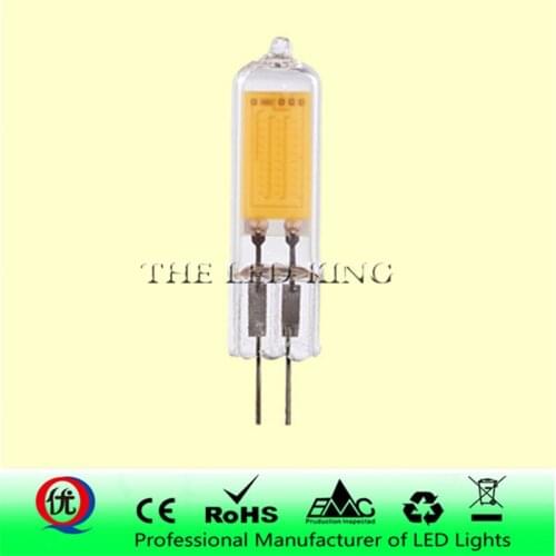 1Piece New LED Bulb G4 COB LED 220V/230V/240V 9W 12W High Power Tube Clear Glass G4 Halogen-shape LED Warm White/Cold White