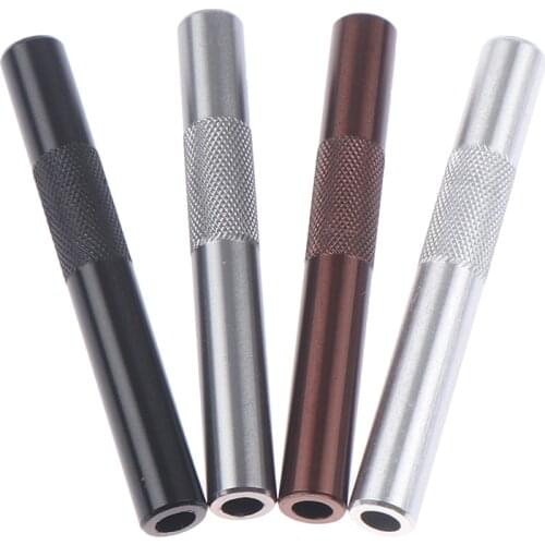 1pcs Sniffer Aluminum Pen Style Snorter Dispenser Metal Sunff Smoke Pipe Accessories