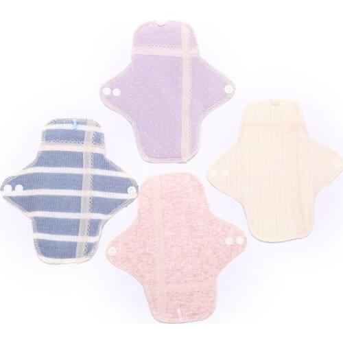 16*7cm Women Reusable Feminine Hygiene Sanitary Pad Washable Panty Liner Bamboo Cloth Menstrual Sanitary Nappy Towel Pad 1PC
