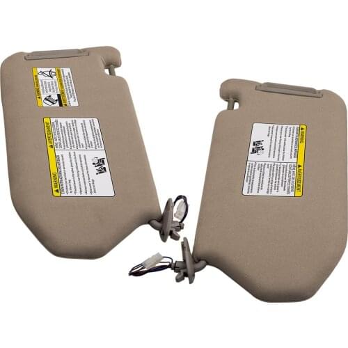 2x Car Sun Visor for Nissan Pathfinder 2013-2018 for Infiniti QX60 2014-2017