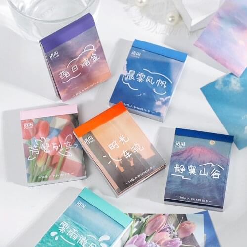 30 sheets/book Star Fragments Decorative Stickers Scrapbooking Stick Label Diary Album stationery Sky dusk Sticker Accessories