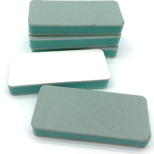 5pcs Double Sided Nail File Buffer Block Nail Art Tool Manicure Device Tool UV Gel Polisher Green Nail File Polishing Sponge