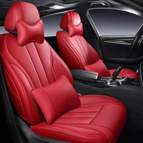 Custom cowhide car seat cover for Peugeot 206 207 301 206 CC 307 CC 308 SW 407 2008 3008 607 4008 5008 307SW 508 308s car cover